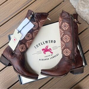 Idyllwind 6.5 Miranda Lambert Leather Cowbow Boots Booties Western